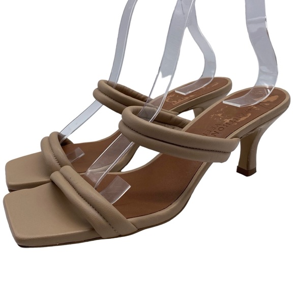 Her by Anthony Veer Shoes - Her by Anthony Veer Sandals Brown Leather Feminine Heels Comfort Strappy Sz 8.5